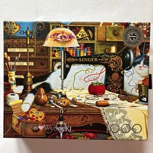 Buffalo Charles Wysocki 1000 Pc Cat Jigsaw Puzzle